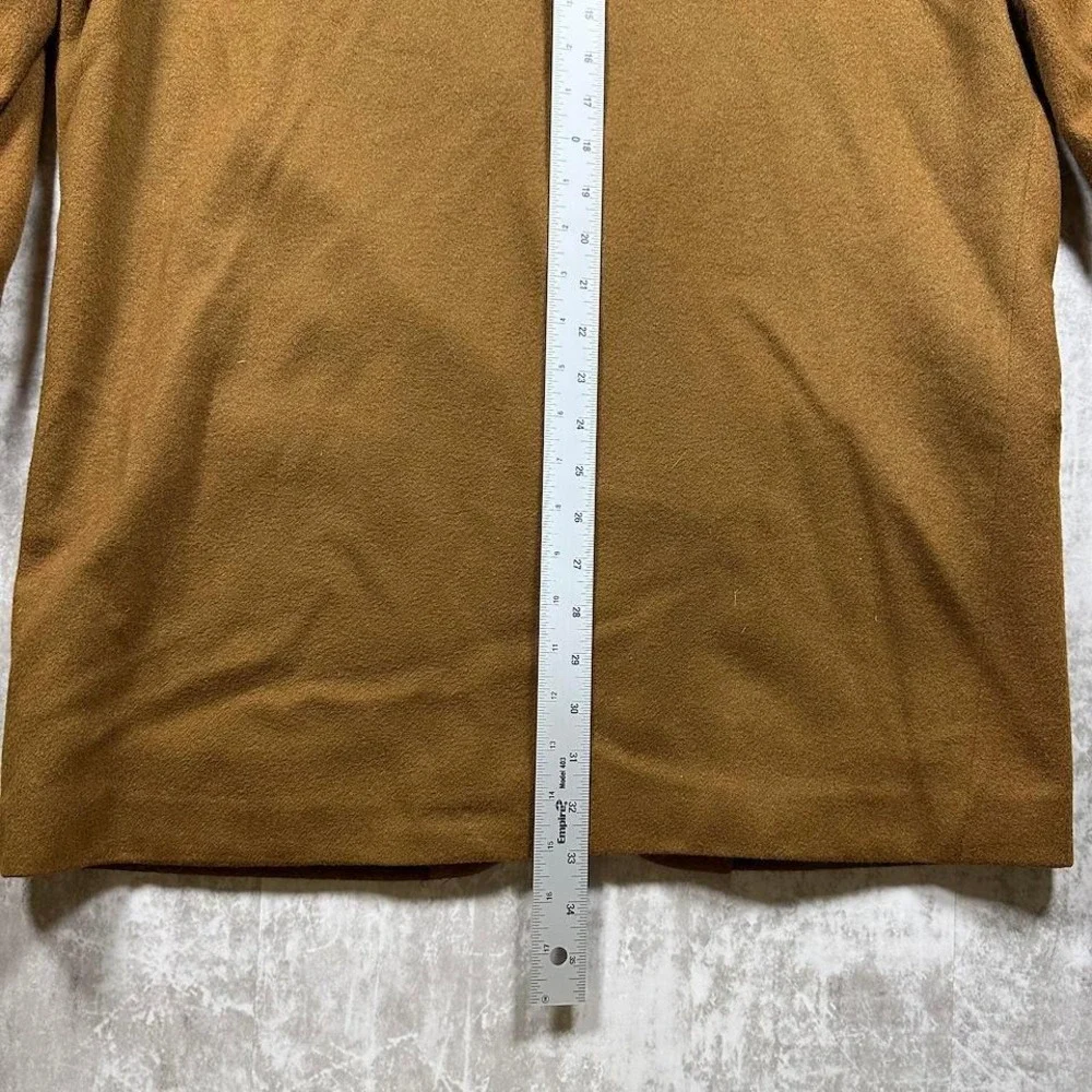Studio Serie New York Blazer Mens L Camel Brown Wool Blend Vintage 2 Button USA